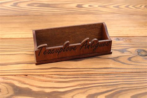 desktop business card holder personalized